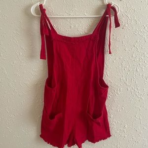 red romper